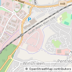 Map of Swansea