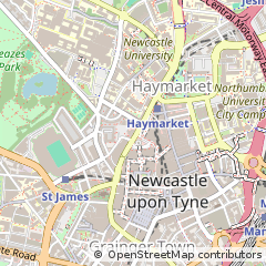 Map of Newcastle Upon Tyne
