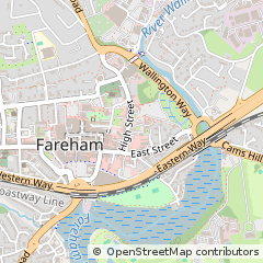 Map of Fareham, Hampshire