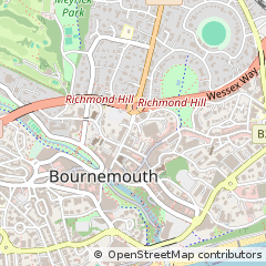Map of Bournemouth, Dorset