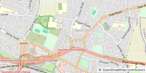 Map of Derby
