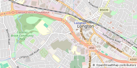 Map of Stoke-on-Trent