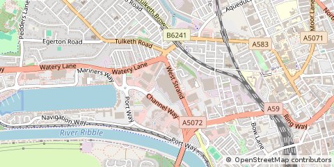 Map of Preston