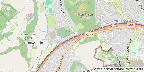Map of Colwyn BAY