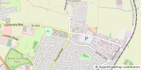 Map of Clacton-on-SEA, Essex