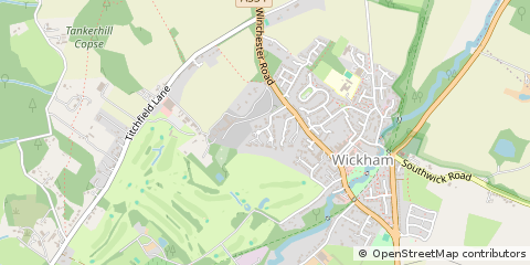 Map of Fareham