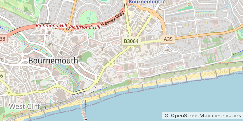 Map of Bournemouth