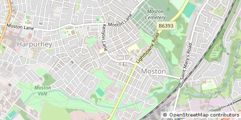 Map of Manchester, Greater Manchester