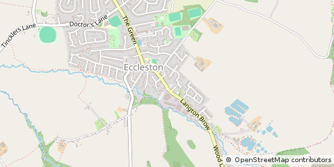 Map of Chorley, Lancashire
