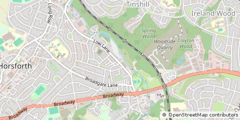 Map of Leeds