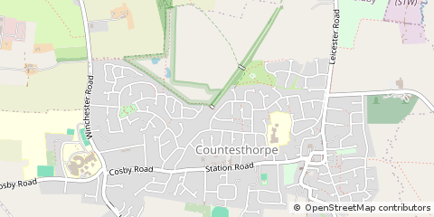 Map of Leicester