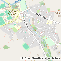Map of Derbyshire