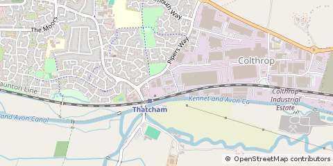Map of Thatcham