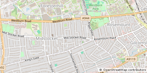 Map of Aberdeen