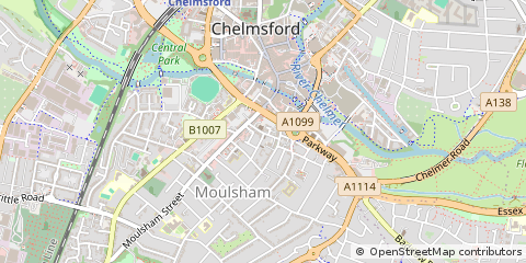 Map of Chelmsford