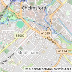 Map of Chelmsford
