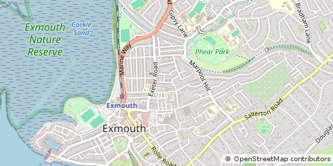 Map of Exmouth
