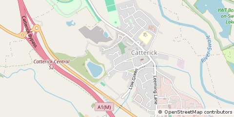 Map of Richmond, North Yorkshire