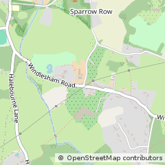 Map of Chobham, Surrey