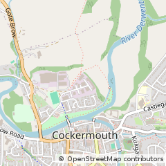 Map of Cockermouth, Cumbria