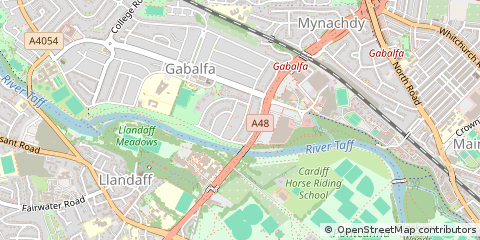 Map of Cardiff