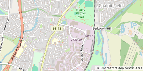 Map of Coventry, Warwickshire