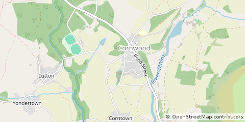 Map of Ivybridge, Devon