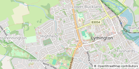 Map of Lymington