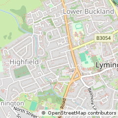 Map of Lymington