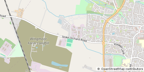 Map of Cheltenham, Gloucestershire