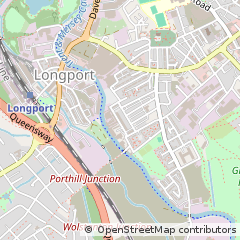 Map of Stoke-on-Trent, Staffordshire