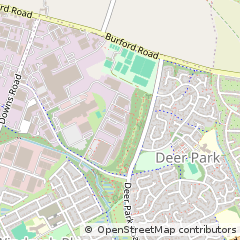 Map of Witney, Oxfordshire