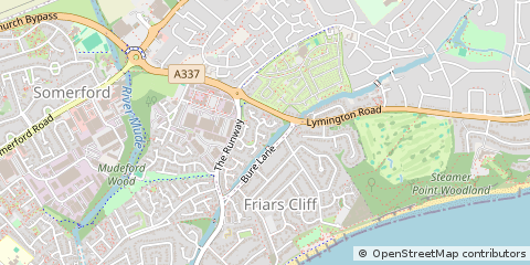Map of Christchurch