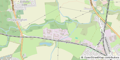 Map of Bedlington, Northumberland