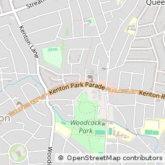 Map of Harrow, Middlesex