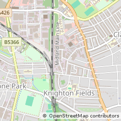 Map of Leicester