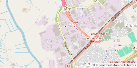 Map of Craigavon