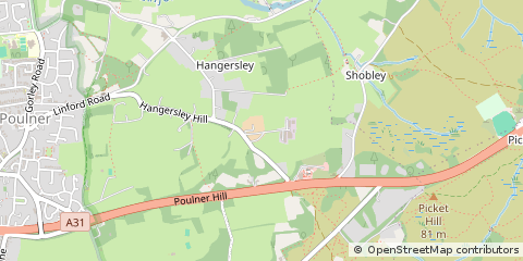 Map of Ringwood, Hampshire