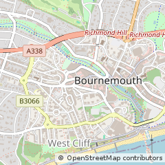 Map of Bournemouth