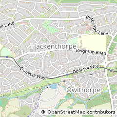 Map of Sheffield
