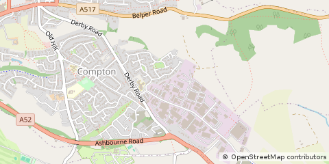 Map of Ashbourne