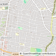 Map of Bournemouth, Dorset