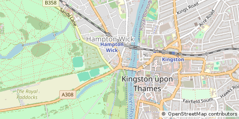 Map of Sunbury-on-Thames