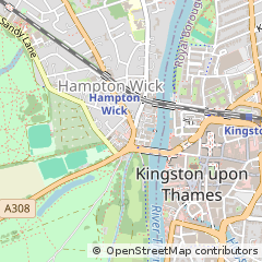 Map of Sunbury-on-Thames