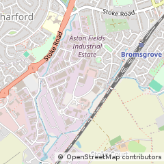 Map of Bromsgrove, Worcestershire