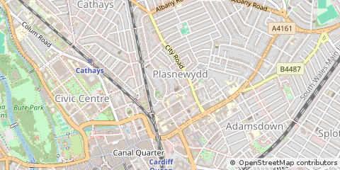 Map of Cardiff