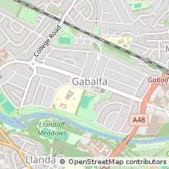 Map of Cardiff