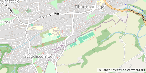 Map of Plymouth, Devon