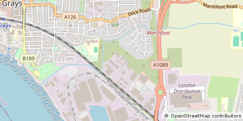 Map of Tilbury