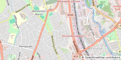 Map of Newcastle